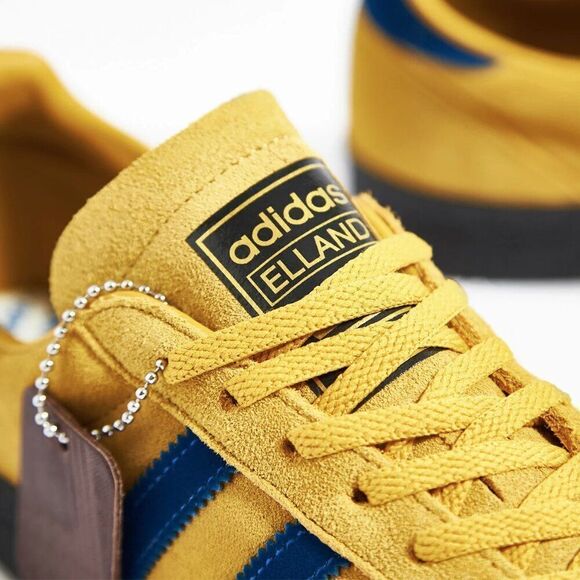 Adidas Elland SPZL 6 US 5.5 UK Spice Yellow Ash Blue SS20 Spezial Leeds United main image 9